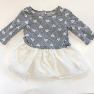 Baby Gap Heart and dot dress size 18-24 months